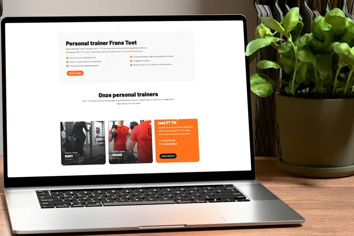 FT Fit nieuwe website door Eye-C