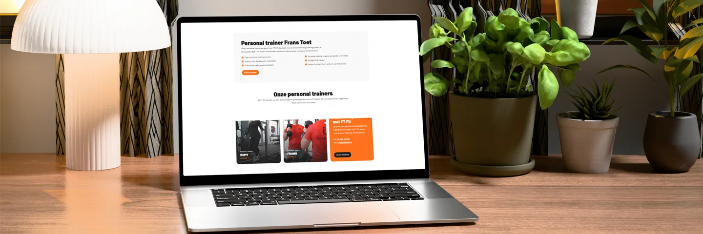 FT Fit nieuwe website door Eye-C